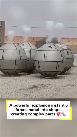 They Shape Metal With Explosions?! 💥😳