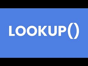 LOOKUP() EN APPSHEET
