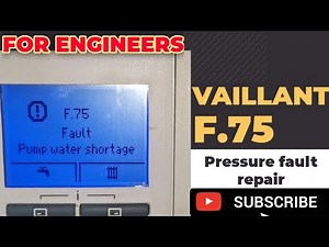 Vaillant F75 pressure REOCCURRING fault repair ecotec ecofit