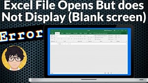 Microsoft Excel opening a blank screen (no display) 2016, 2019 | how to | Easy way | Fix | 2021