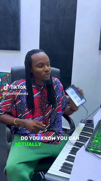 Turn your phone into a midi controller #djsmithbeatz #afrobeats #musicartist #musicproduction #beatmaking