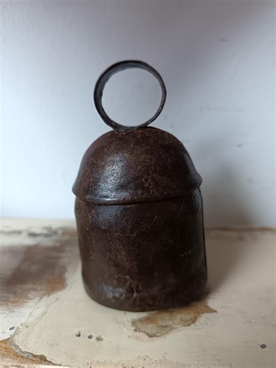 Antique Iron Cow Bell Indian - Etsy