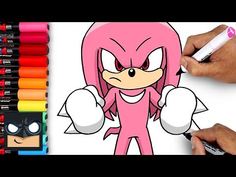 How To Draw Hyper Knuckles | Sonic the Hedgehog