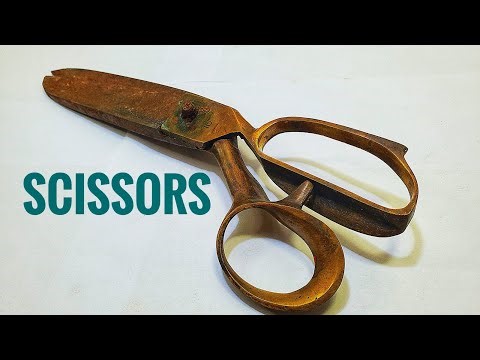Restoring 100-Year-Old Scissors – From Rusted Relic to Shiny Tool