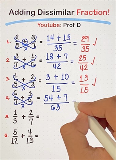 Fractions Don’t Match? Let’s Fix That! 🛠️➗ | Prof D