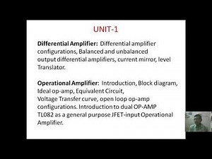 Introduction to LICA | Differential Amplifier Configurations | LICA Unit-1-1