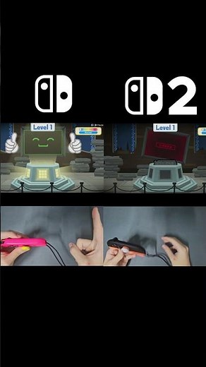 ns1 vs ns2 | WarioWare #warioware #nintendoswitch2 #nintendo