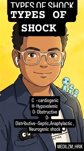 Types Of Shock. #shock #mbbs #pathology