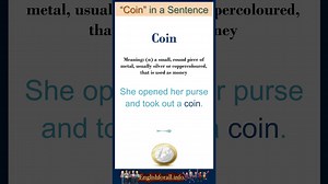Coin meaning Coin in a Sentence Most common words in English shorts