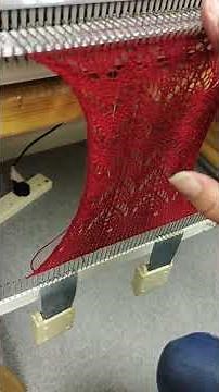 Claire Newberry Knitting School: lace knitting using the Brother KH864.