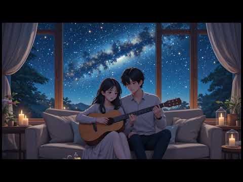 Dreamy Night RnB 🌙 Relaxing Anime Chill Café Playlist for Sleep & Peace