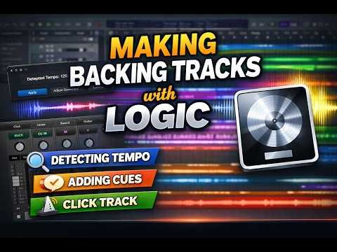 How to Make Backing Tracks in Logic Pro (Tempo Map + Cues + Click Track)