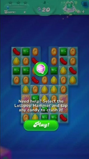 Candy Crush Soda Saga Level 8 Gameplay | Lollipop Hammer Tips & Tricks