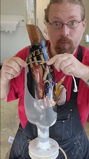 how I put the graphics on a leg. #prosthetics #socket #satisfying #lamination #faithoverfear #jesus