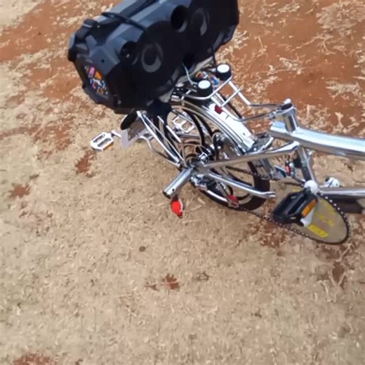 Bicycle with a Powerful Speaker for Outdoor Adventures