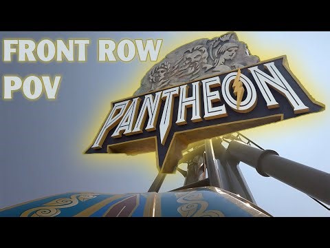 Pantheon Busch Gardens POV | Front Row Ride Experience 2025