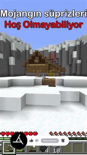 Minecraft Mojangın Süprizleri Bazen Hoş olmayabiliyor. #minecraft #gaming #minecraftmemes