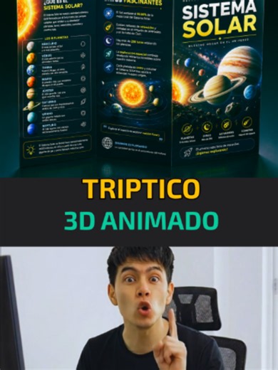 🔥 El truco viral para crear Triptico 3D animado con IA en 10 segundos @informaticlv 👉Aviso para Imagen: Crea un diseño de tríptico moderno, profesional y altamente visual sobre [TEMA DEL TRÍPTICO], en formato horizontal tipo folleto tríptico (3 paneles bien definidos). El diseño debe verse limpio, llamativo, moderno y perfectamente organizado, como un tríptico profesional listo para presentación escolar, negocio, exposición o proyecto. MUY IMPORTANTE: Dividir claramente el diseño en 3 seccione