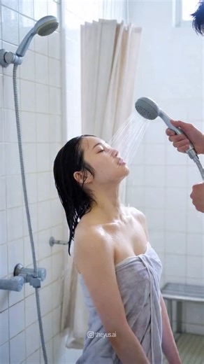 Routine Maintenance: Waterproof Test. 💧 Skin texture: 100%. Sensory response: Calibrating... Everything is functioning within normal parameters. #aihuman #robot #cyberpunk2077 #unrealengine5 #futuretech #maintenance #glitch | the.yus.ai