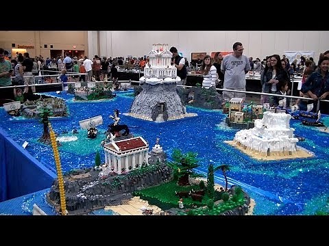 Massive Homer's Odyssey in LEGO - Brickworld Chicago 2014