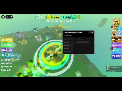 LEGENDS OF SPEED Script Pastebin 2025 AUTO FARM, DUPE PETS/TRAILS,GLITCH PETS/TRAILS (NO KEY)⚡⚡