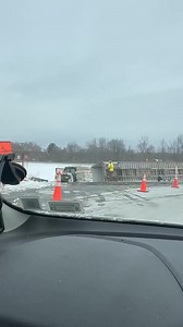 Just sent to me. Video of the tractor trailer that rolled over this morning on New York State Thruway at exit 28. | Skeeter's Scanner Report 2.0