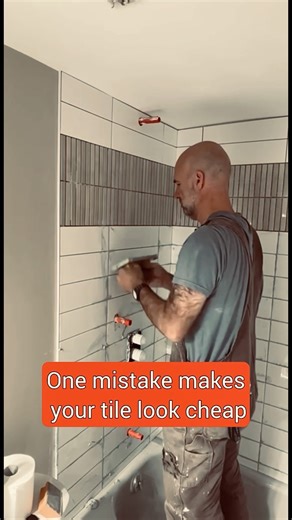 Pro grout prevents tile looking cheap. Full guide in description. Follow @built-to-code