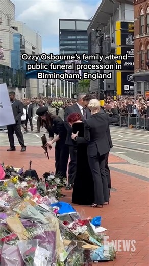Ozzy Osbourne's family and fans honored their hero