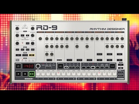 Behringer RD9 Rhythm Composer Drum Machine Roland TR-909 Clone Unboxing
