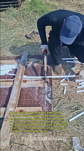 Simple PVC Pipe Cutting Trick That Saves Time and Effort