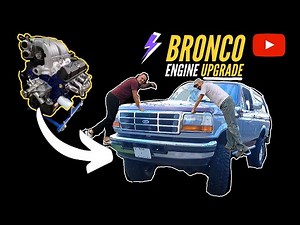 Ford Bronco engine 351w install & upgrade