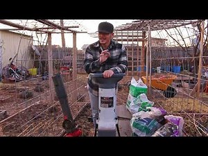 Best Inexpensive Pine Bark Shredder Chipper Mulcher For Backyard Container Gardening