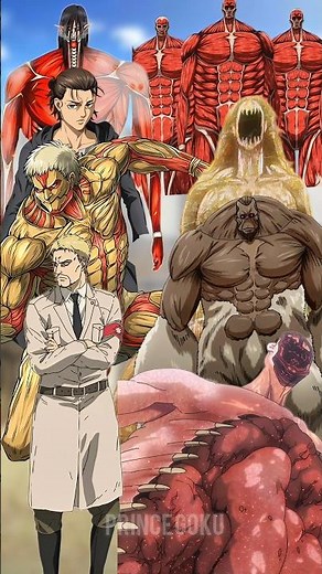 Eren & Reiner vs Rumbling Titans 💥 Ymir & Rod Reiss Titan | AOT Ultimate War | #eren#aot#shorts