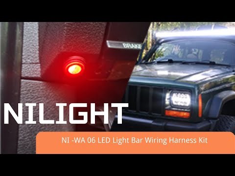 💡Nilight LED Light Bar Wiring Harness Kit Installation | 12V Relay, Fuse & Switch Explained
