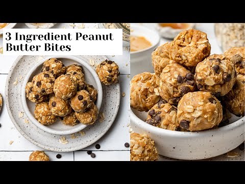 3 Ingredient Peanut Butter Energy Balls
