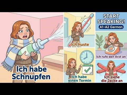 Repeat After Me: 48 Doctor & Pharmacy Phrases | German A1 Pronunciation