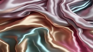 Download Crumpled fabric animation, Rotating curtain video, Generative AI for free