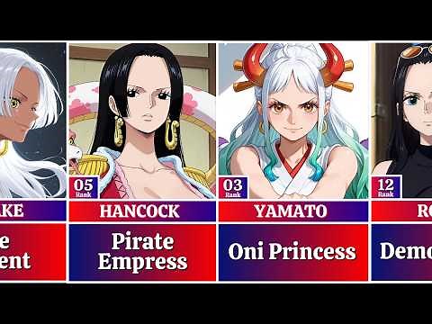 Top 50 Strongest Female Characters in One Piece