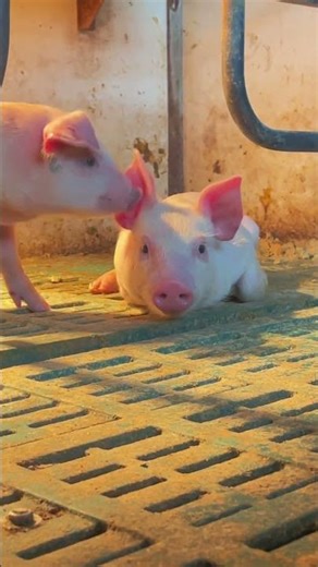 Cute little pig #CutePiglet #CuriousAnimals #FarmCuties #AdorablePiggies #animalmoments #PigLove