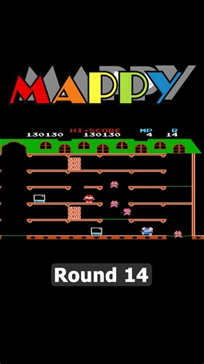 Mappy (NES 1983) | Round 14