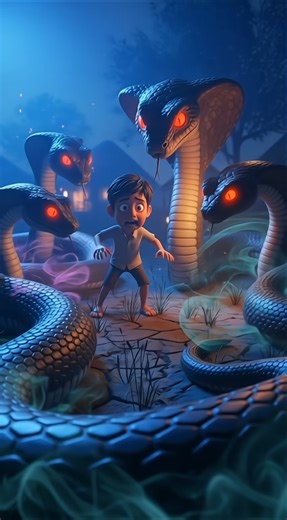 Shrapit Gaon: Saapon Ki Khaufnaak Raat #story #horrorstories #scarystories #kahani #hindistories