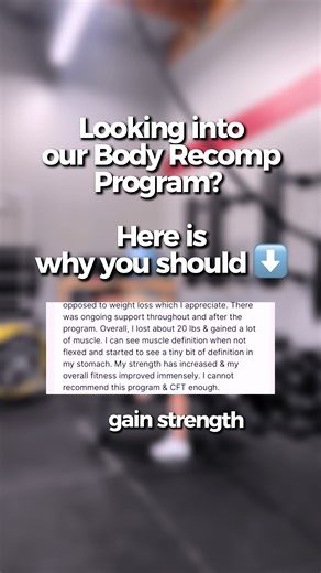 Made by women for women. Taking into account exactly what a woman's body needs - especially those navigating perimenopause, PCOS, Hashimotos... It's a strength nutrition program designed to help you eat enough while building muscle, losing body fat, getting stronger, managing inflammation. It's not a gimmick or a hack. It's built on establishing your actual basal metabolic rate based on your lean muscle mass (not some calorie estimator from the 50s) while fueling your goals (say goodbye to 1500 
