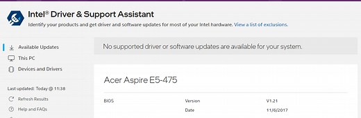Should I install this Intel® Graphics Driver 30.0.101.1340 for Acer Aspire E5-475 - Acer Community