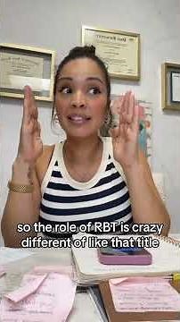 RBT, Aba Therapist, Behavior Tech, behavior therapist all play the same role but RBTs are registered