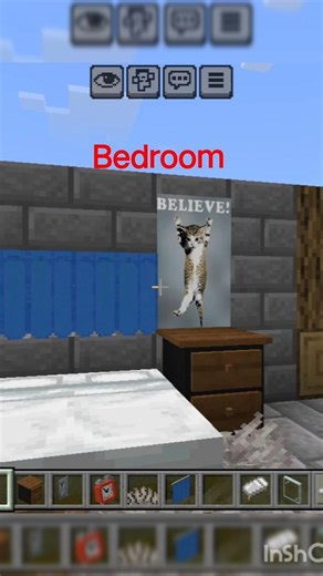 bedroom furniture mod.#minecraft #explore