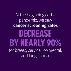 67 reactions | COVID-19 has had a devastating impact on cancer screening rates. | American Cancer Society Relay For Life | Facebook