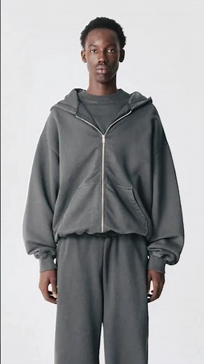 Velour Garments 600 GSM ZIp Hoodie For Streetwear