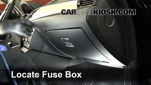 Interior Fuse Box Location: 2014 BMW X1 xDrive28i 2.0L 4 Cyl. Turbo