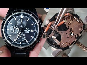 How to repair a casio edifice watch? assembly & disassembly of seiko SII cal.vd57c