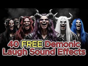 40 FREE EVIL LAUGH Sound Effects Compilation 😈 | Villains, Demons, Witches & Creepy Laughs